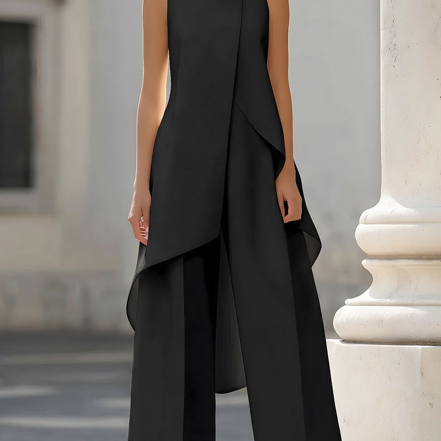 Martina - Mono largo de queda elegante para Mulher
