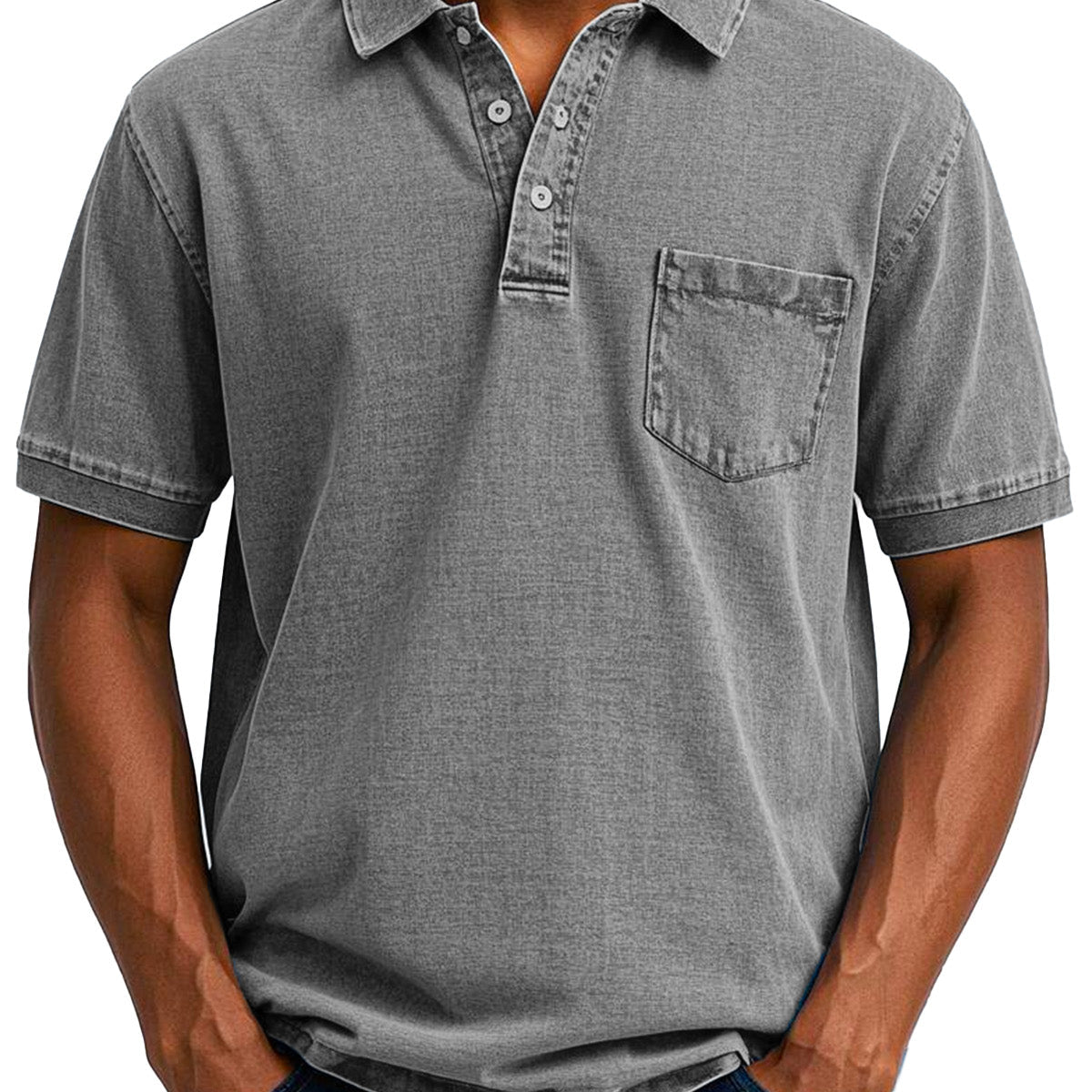 Maxime™ | Camisa polo casual vintage para homem