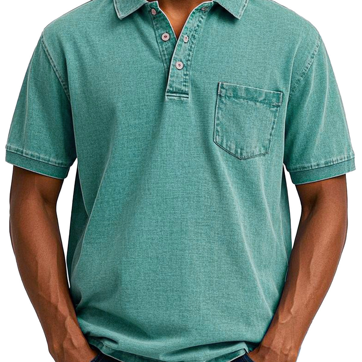 Maxime™ | Camisa polo casual vintage para homem