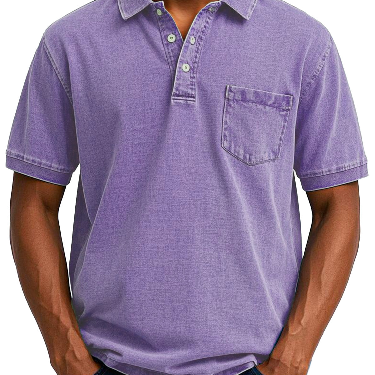 Maxime™ | Camisa polo casual vintage para homem