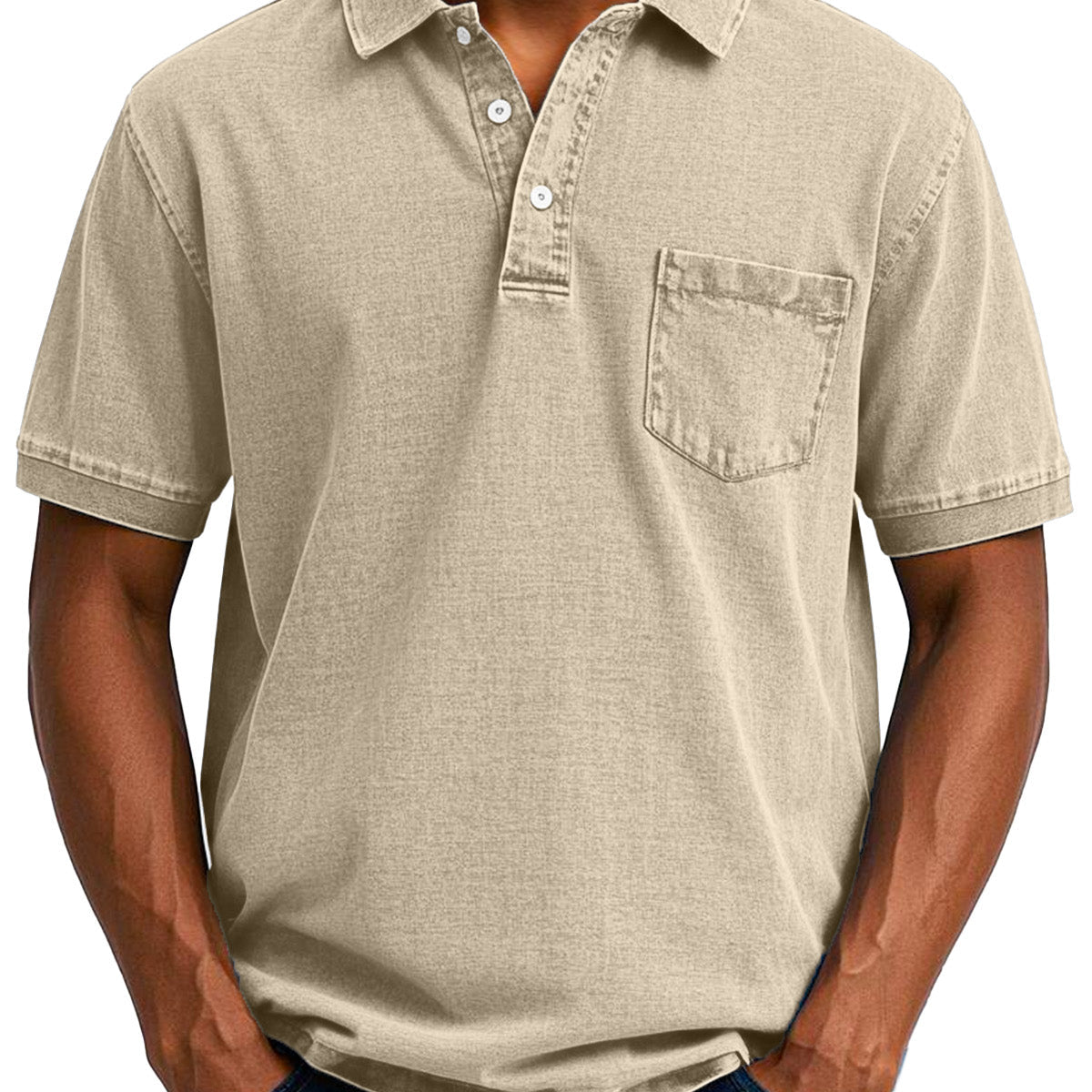 Maxime™ | Camisa polo casual vintage para homem