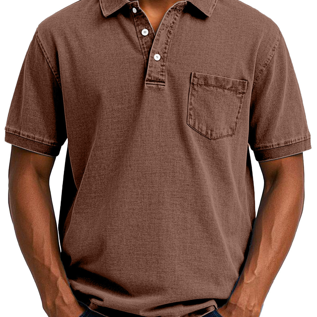 Maxime™ | Camisa polo casual vintage para homem