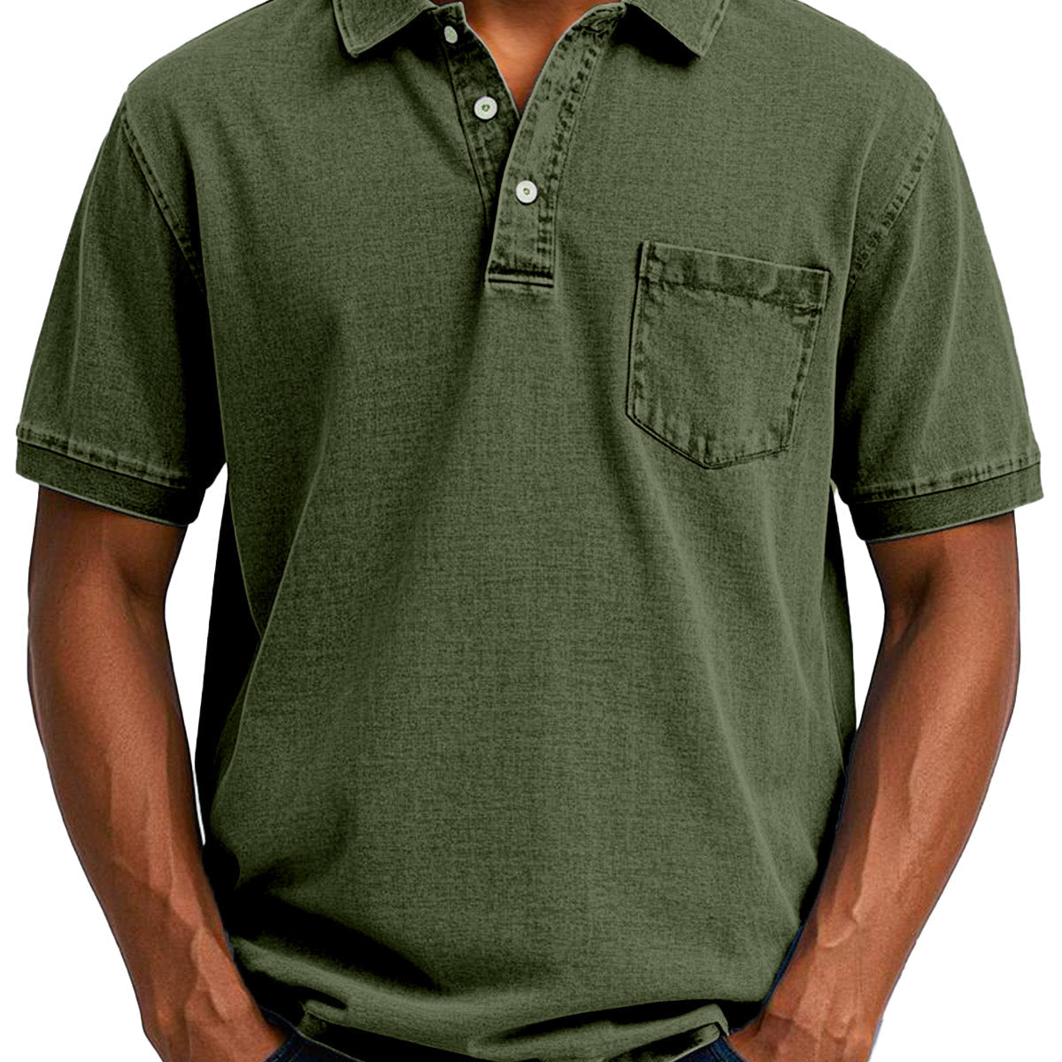 Maxime™ | Camisa polo casual vintage para homem