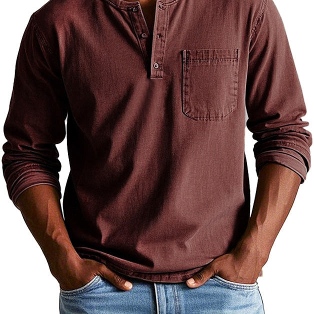 Lenoir™ | Camisa vintage de manga comprida