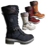FrostLuxe™ - Botas impermeáveis de cano alto com cadarço