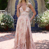 Serena | Vestido Pêssego Rug para Mulher