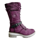 FrostLuxe™ - Botas impermeáveis de cano alto com cadarço
