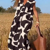 Ellen | Vestido estampado com decote em V para Mulher