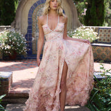 Serena | Vestido Pêssego Rug para Mulher