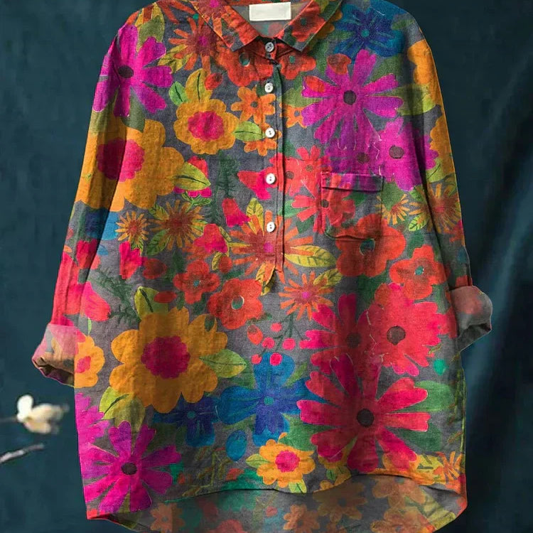 Jolanda | Blusas florais clássicas para Mulher