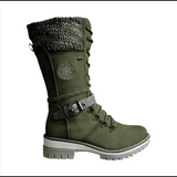FrostLuxe™ - Botas impermeáveis de cano alto com cadarço