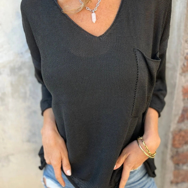 SEMBE - TOP DE MALHA BOHO