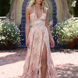 Serena | Vestido Pêssego Rug para Mulher