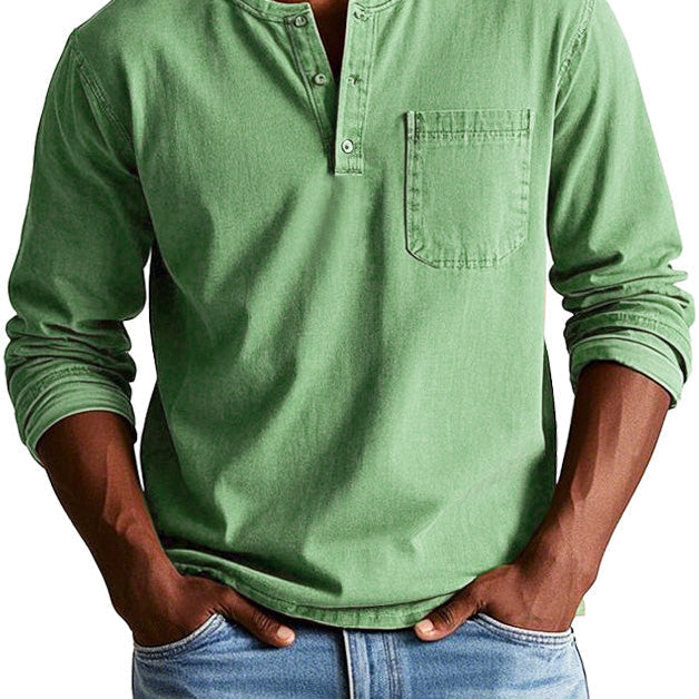 Lenoir™ | Camisa vintage de manga comprida