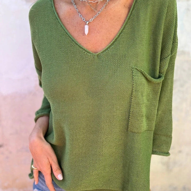 SEMBE - TOP DE MALHA BOHO