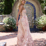 Serena | Vestido Pêssego Rug para Mulher