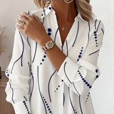 Claudine - Vestido camisa elegante e fluido para Mulher