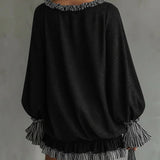 Isabella - Vestido de Mulher Mini Loose Pregueado