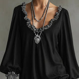 Isabella - Vestido de Mulher Mini Loose Pregueado