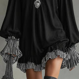 Isabella - Vestido de Mulher Mini Loose Pregueado