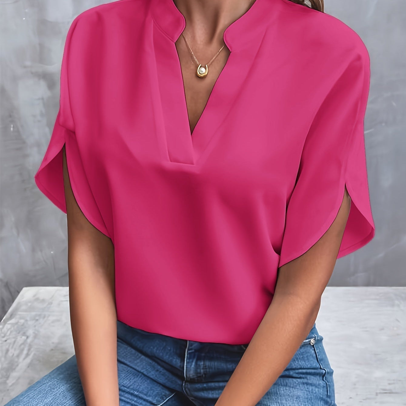 Lena - Blusa leve e elegante para Mulher
