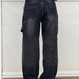 Jeans brilhantes, casuais e confortáveis