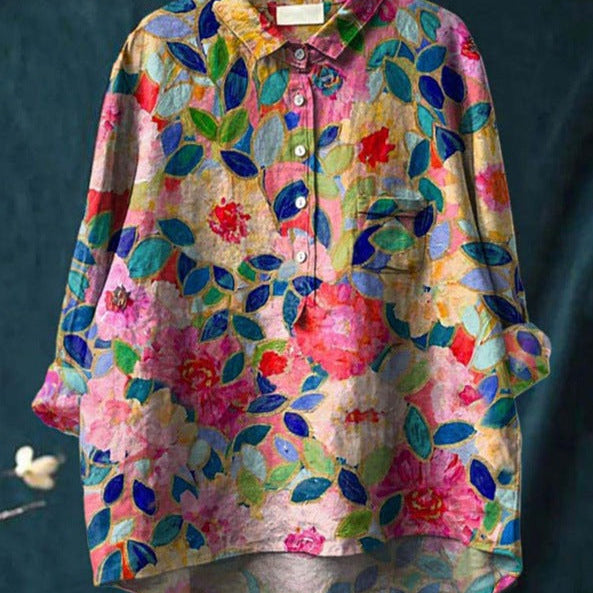 Nelly | Blusas florais clássicas para Mulher