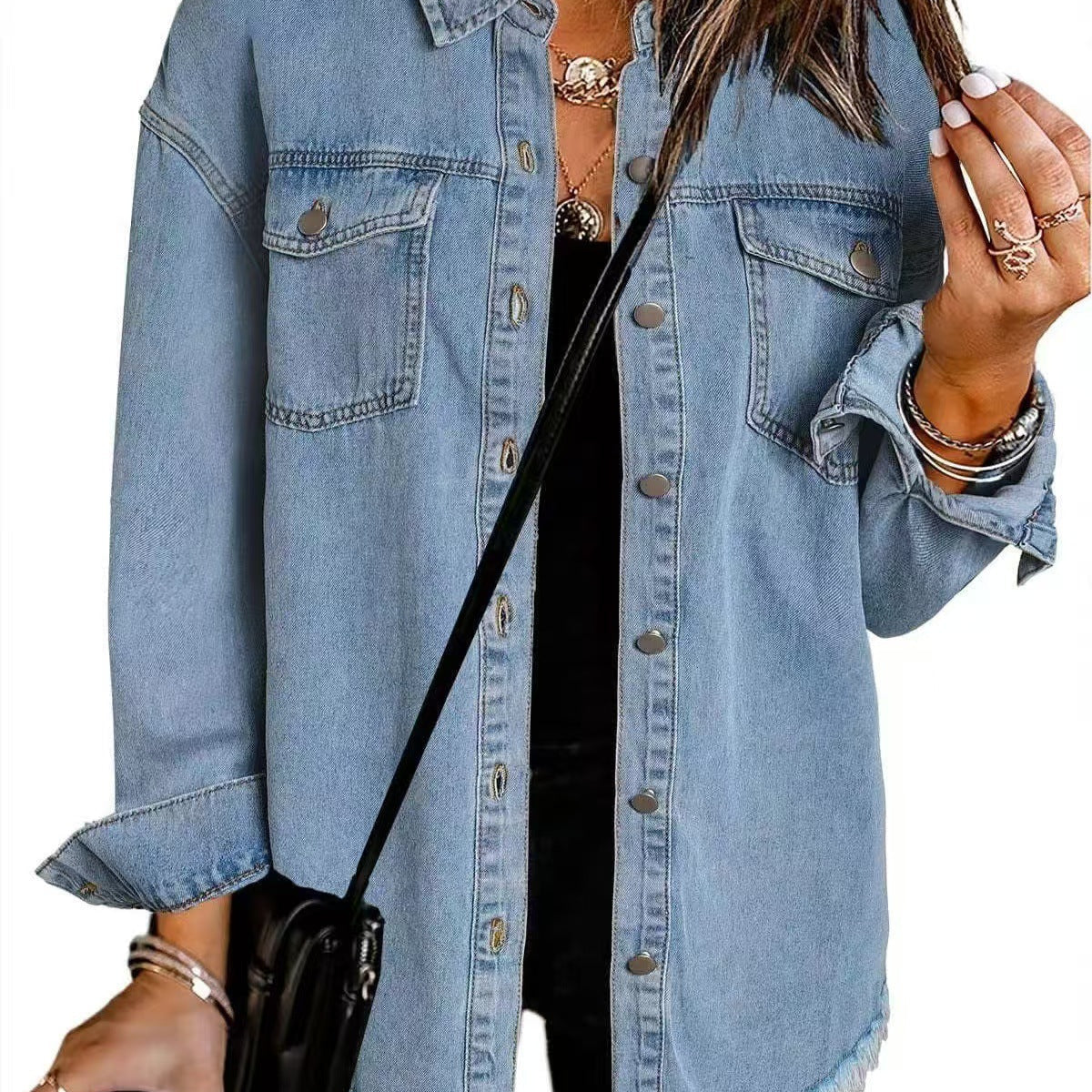 Stefania™ | Jaqueta jeans atemporal