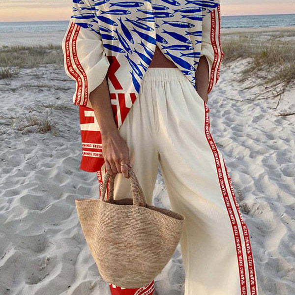Claudine™ | Conjunto feminino leve e sofisticado para dias de verão