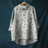 LISA | CAMISA FLORAL LEVE para Mulher