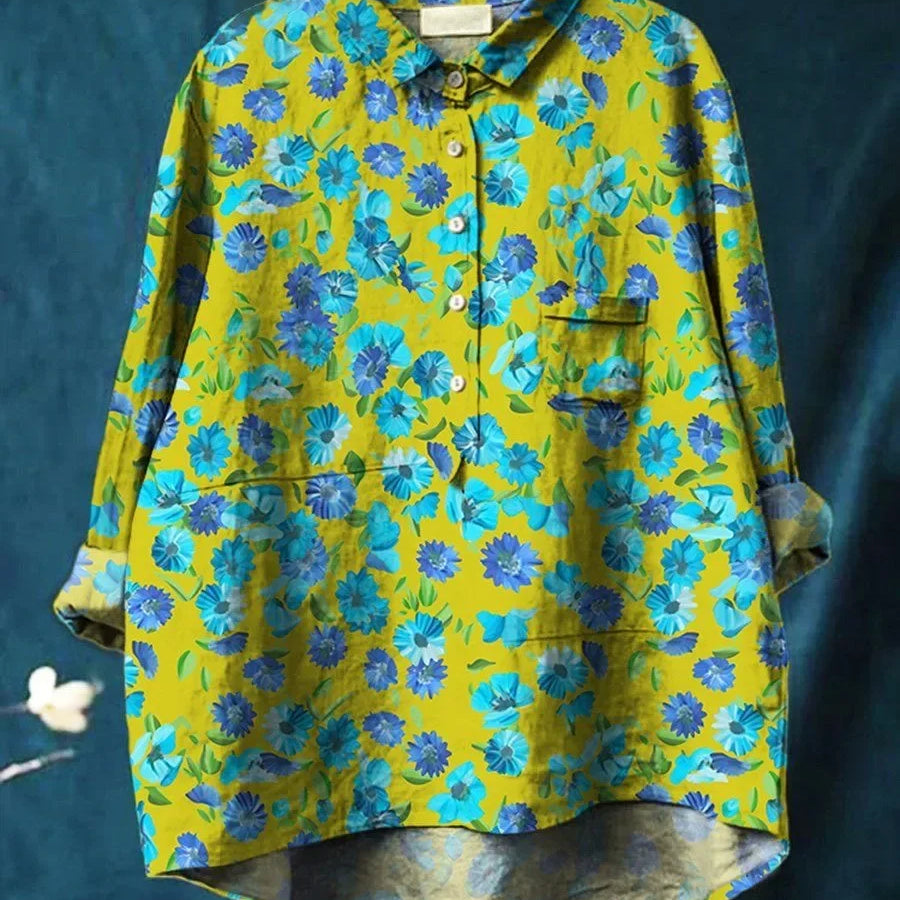 Fiorenza™ | CAMISA FLORESCIDA LARGA