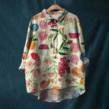 LISA | CAMISA FLORAL LEVE para Mulher