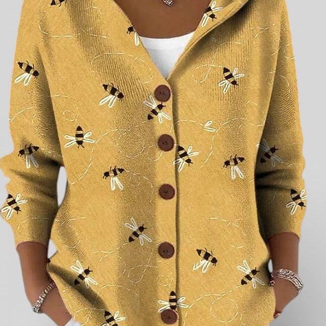 Carmen™ | Cardigan longo artístico e quente