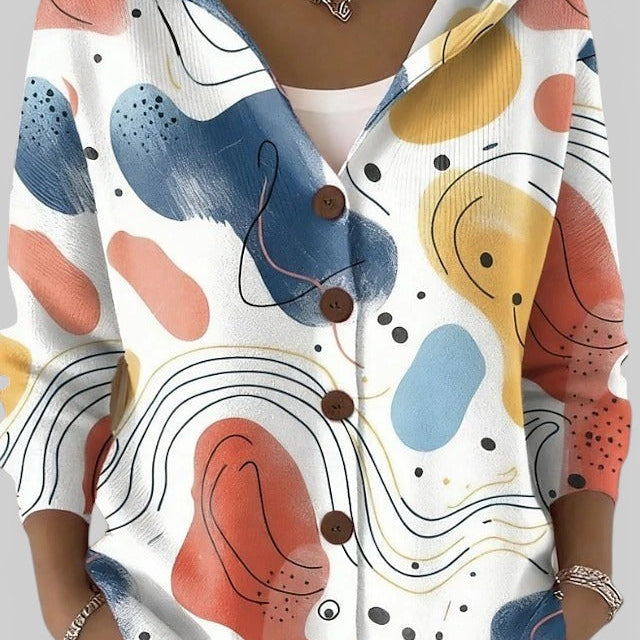 Carmen™ | Cardigan longo artístico e quente
