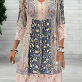 Tamara | Vestido luxuoso boêmio esvoaçante