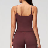 Nexus - Conjunto Completo de Top de Alças e Calções de Perna Larga para Mulher