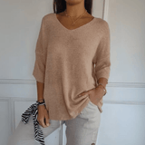Anna | Top de malha com decote em V