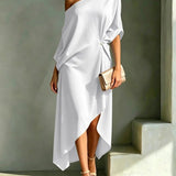 Camila | Vestido assimétrico elegante para Mulher