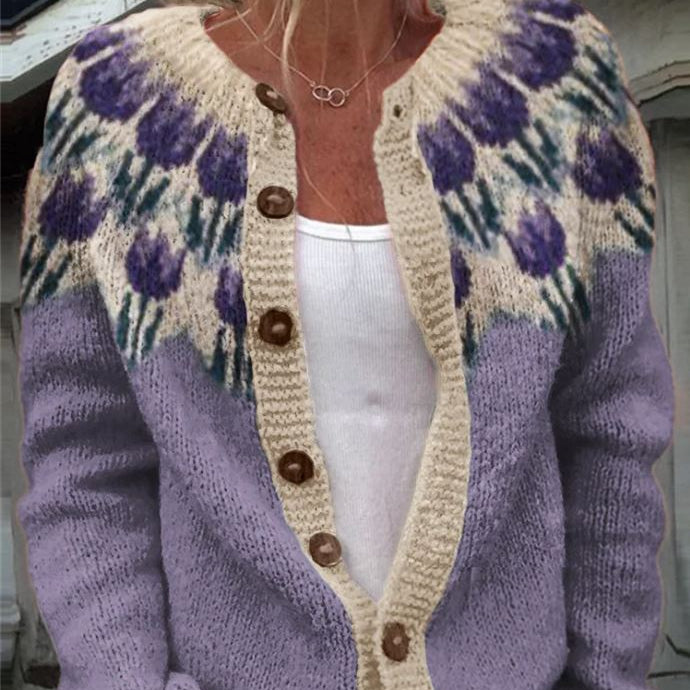 Keysha |  Cardigan com estampa floral