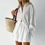 Maud | Conjunto de camisa e shorts chique
