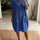 Tessa – Vestido com fecho éclair para Mulher