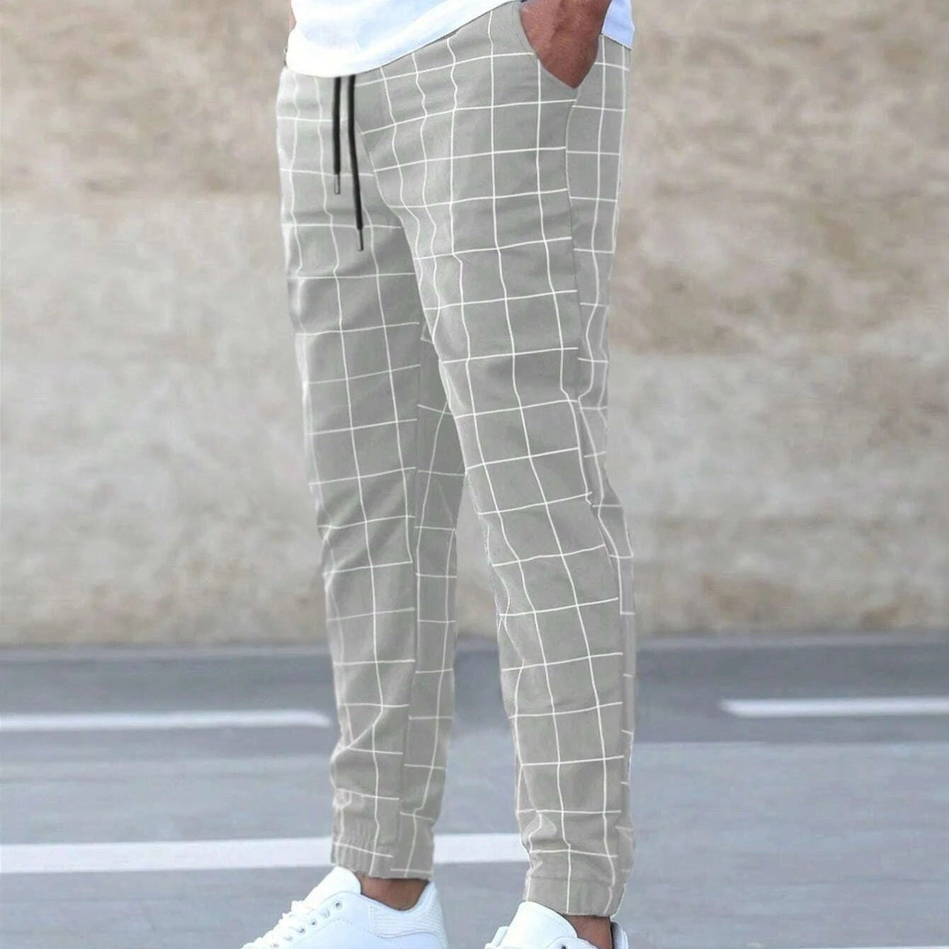 COLOMBO | CALÇA JOGGER XADREZ MASCULINA