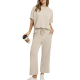 SoftSet – Conjunto casual de blusa e calça