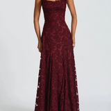 Rhoda – Elegância fluida no estilo maxi intemporal para Mulher