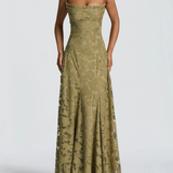 Rhoda – Elegância fluida no estilo maxi intemporal para Mulher