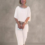 Ember · Conjunto elegante de duas peças de Mujer
