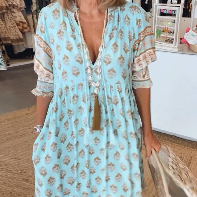 Zandoria – Vestido de Mulher radiante de primavera