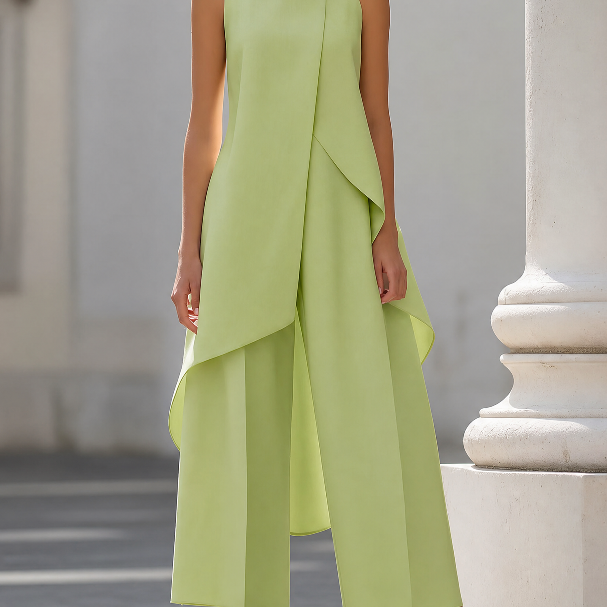 Martina - Mono largo de queda elegante para Mulher