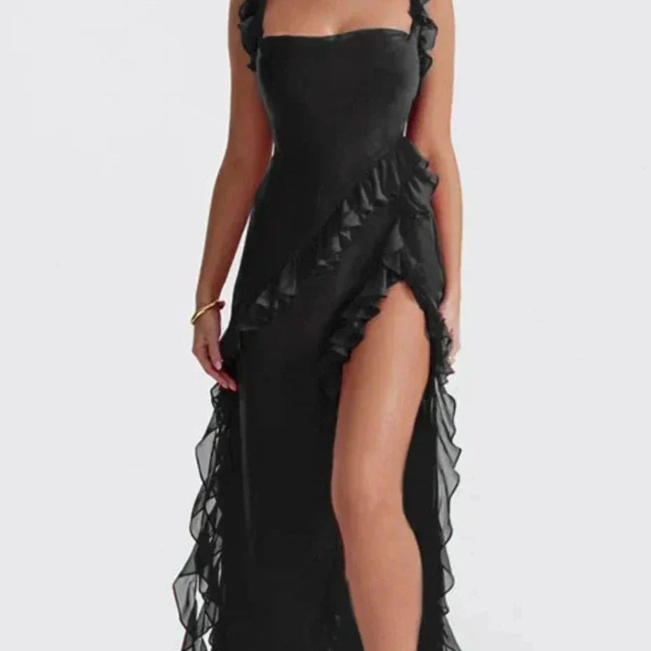 Lara™ | Vestido longo estiloso com fenda