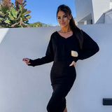 Andrea™ - Conjunto de camisola e vestido casual